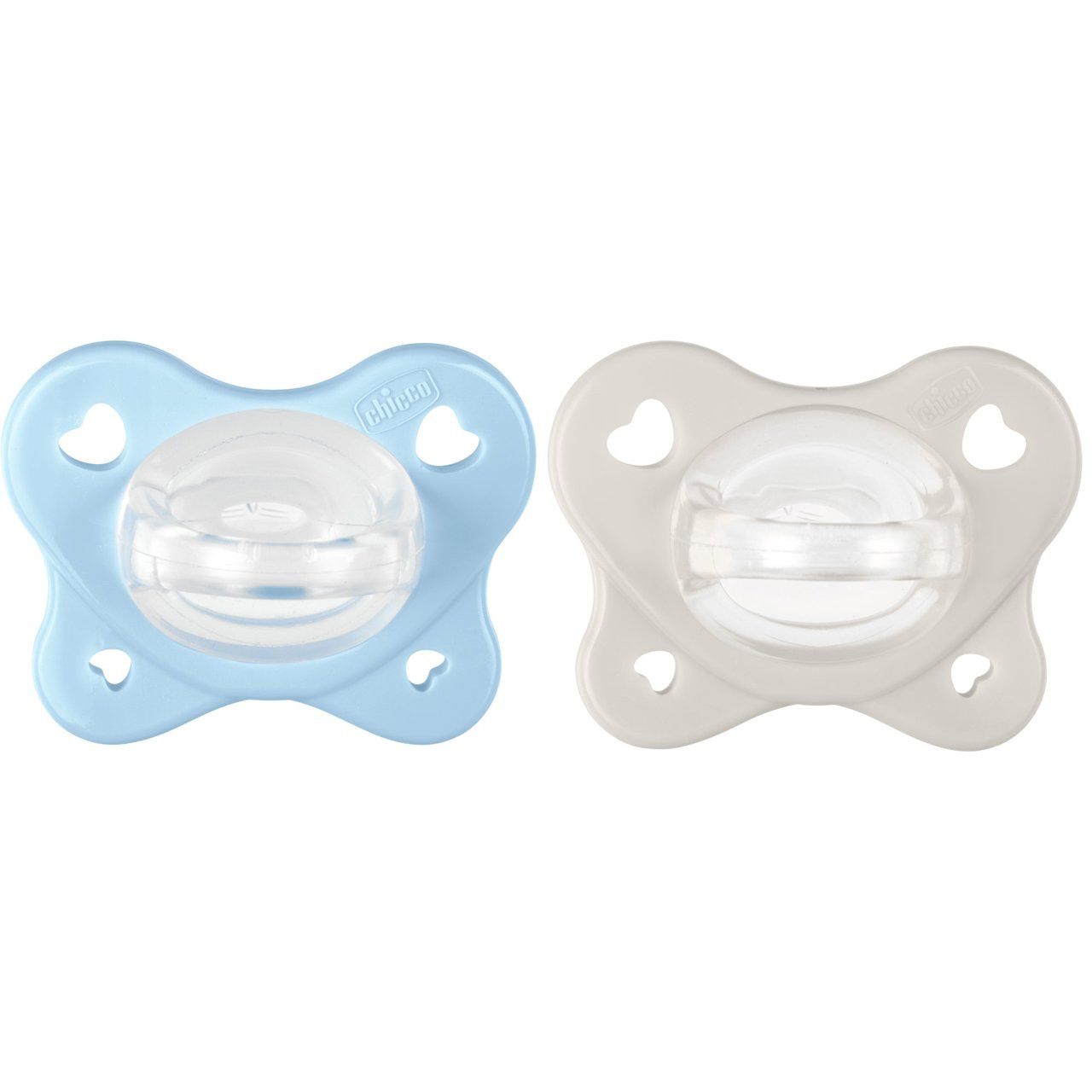 Image of Chicco succhietto azzurro Physioforma Dual Soft 2-6 mesi 2 ciucci cod085