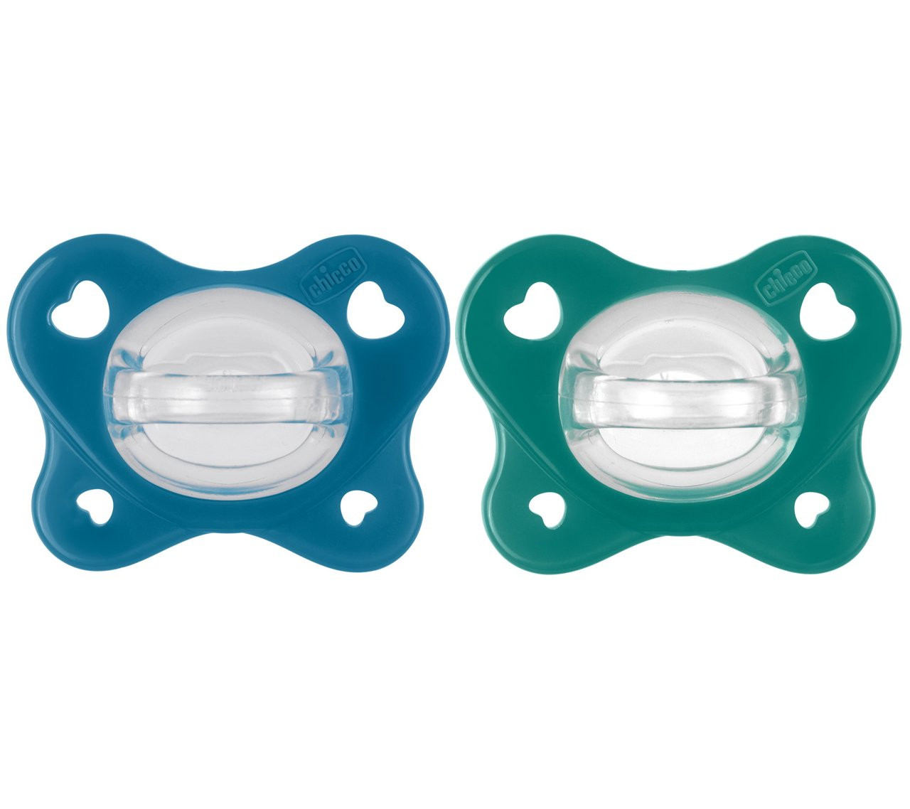 Image of Chicco succhietto azzurro Physioforma Dual Soft 16-36 mesi 2 ciucci cod085
