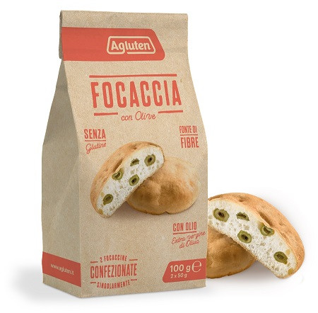 Agluten focaccia olive 100g