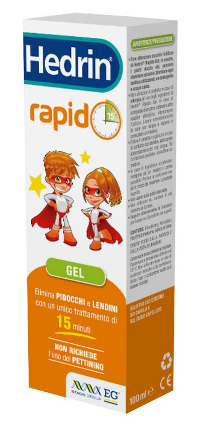 Hedrin rapido gel 100ml