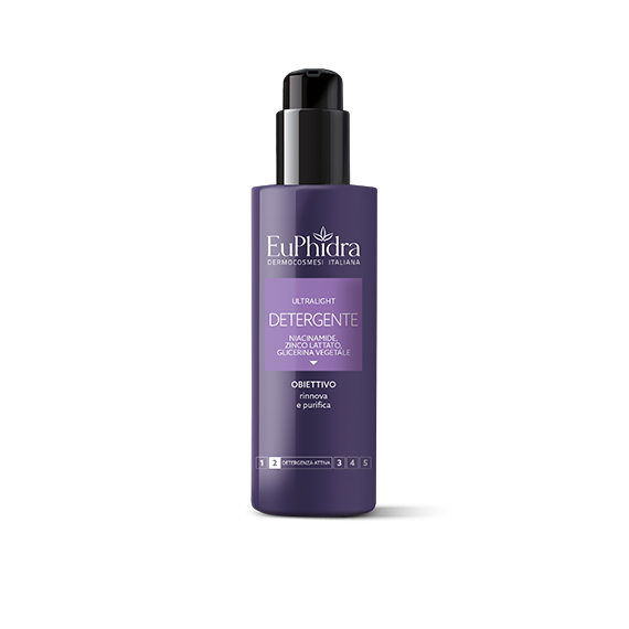 Image of Euphidra Ultralight detergente niacinamide e zinco lattato contro le imperfezioni 200ml cod085
