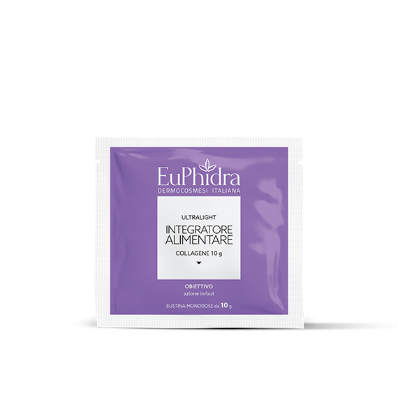 Image of Euphidra Ultralight integratore alimentare collagene idrolizzato contro le rughe 12 bustine cod085