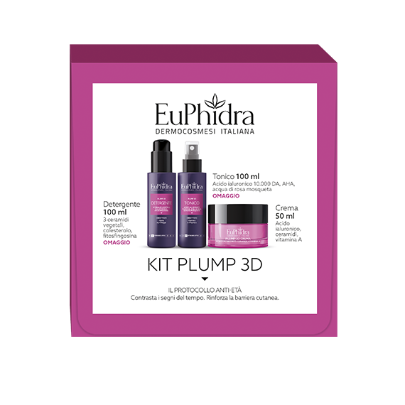 Image of Euphidra Plump 3D Kit Protocollo anti-età per contrastare i segni del tempo cod085