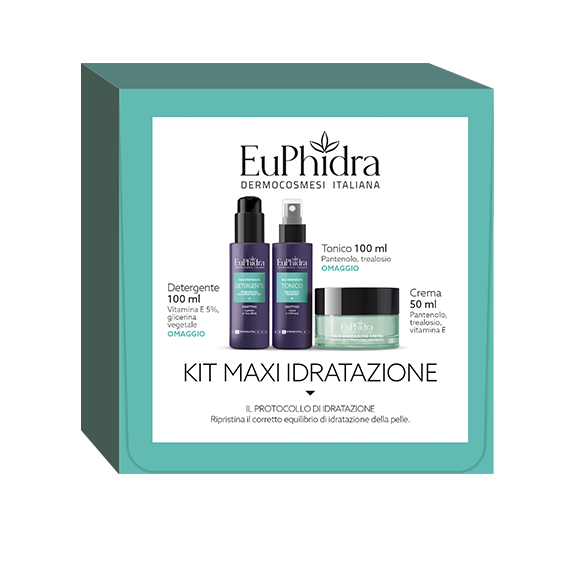 Image of Euphidra maxi idratazione kit Protocollo Idratazione per l'equilibrio lipidico cod085