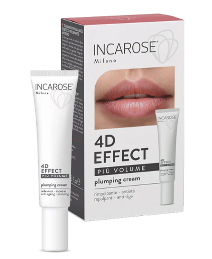 Incarose 4D Effect più volume plumping cream crema labbra rimpolpante 15ml