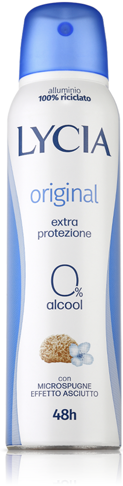 Lycia Original spray deodorante 48h extra protezione effetto asciutto 150ml