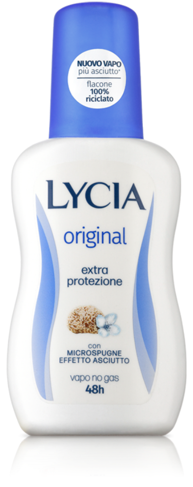 Lycia Original vapo no gas deodorante 48h extra protezione effetto asciutto 75ml
