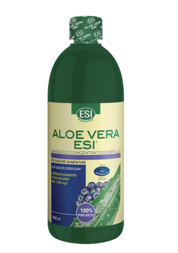 Image of Esi Aloe Vera succo concentrato di mirtillo per l'attività epatica e depurativa 1L cod085