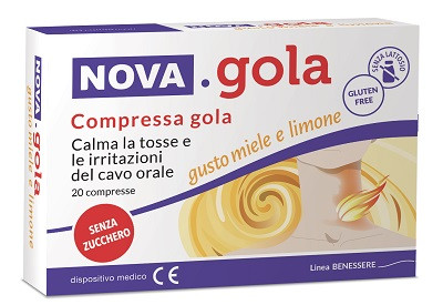 Image of Nova gola limone/miele 20 compresse cod085