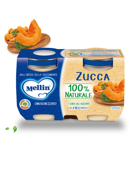 Mellin omog zucca 2x125g