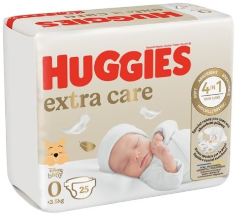 Huggies extra care 0 25pz