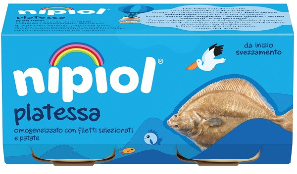 Nipiol omogeneizzato platessa 2 vasetti da 80g