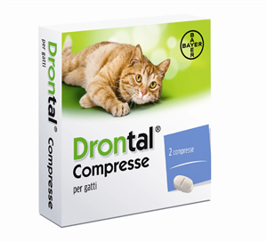 Image of Drontal 2 compresse gatto cod085