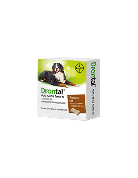Drontal multi ar carne xl 2 compresse