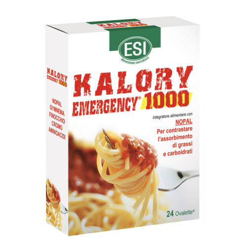 Image of Esi Kalory Emergency 1000 contro l'assorbimento di grassi e carboidrati 24 ovalette cod085