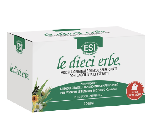 Image of Esi Le Dieci Erbe tisana per favorire la regolarità intestinale 20 filtri cod085