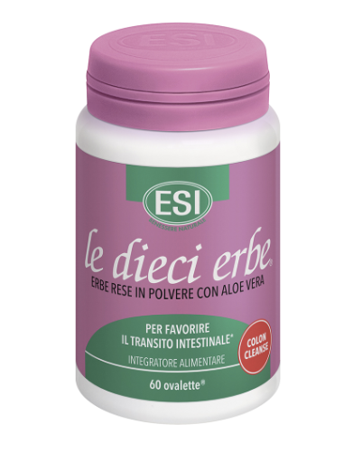 Image of Esi Le Dieci Erbe Colon Cleanse per la regolarità intestinale 60 ovalette cod085