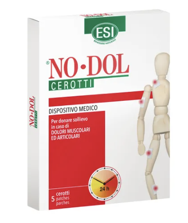 Esi No Dol per sollievo in caso di dolori muscolari e articolari 5 cerotti