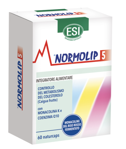 Image of Esi Normolip 5 per il controllo del metabolismo del colesterolo 60 capsule cod085
