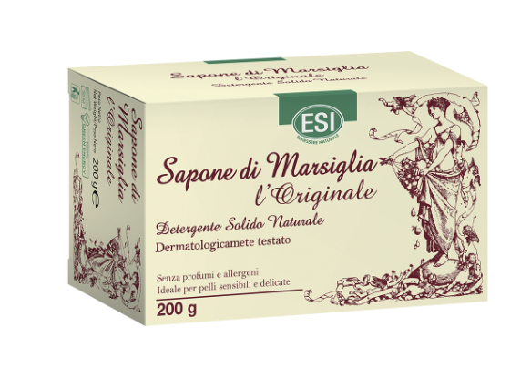 Esi Sapone di Marsiglia l'Originale detergente solido naturale 200g