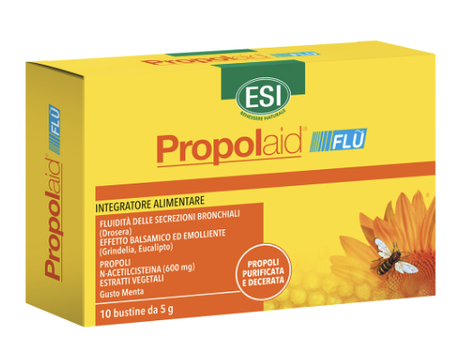 Image of Esi Propolaid Flu per liberare le vie respiratorie 10 bustine cod085