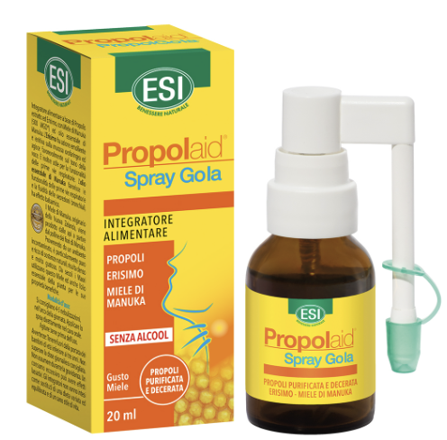Image of Esi Propolaid spray gola gusto miele per il benessere delle vie aeree 20ml cod085