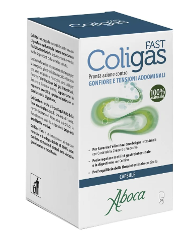 Coligas Fast contro gonfiori e tensioni addominali 50 capsule