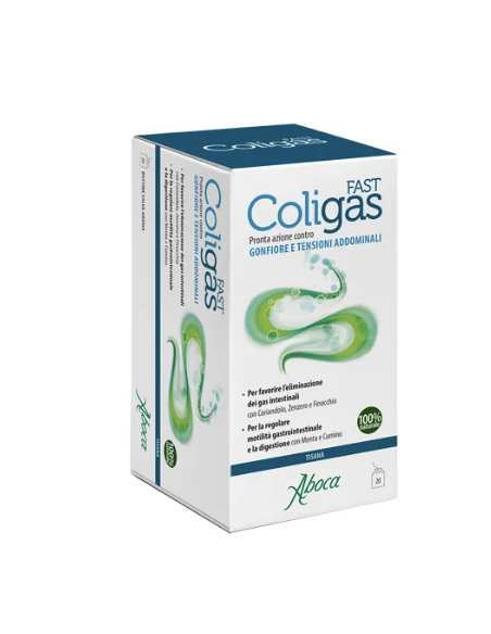 Coligas Fast tisana contro gonfiori e tensioni addominali 20 filtri