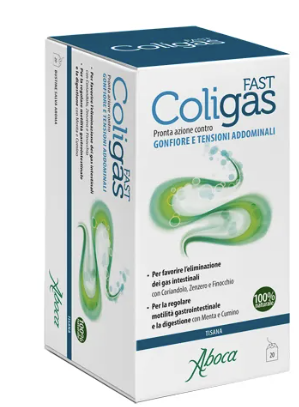 Coligas Fast tisana contro gonfiori e tensioni addominali 20 filtri