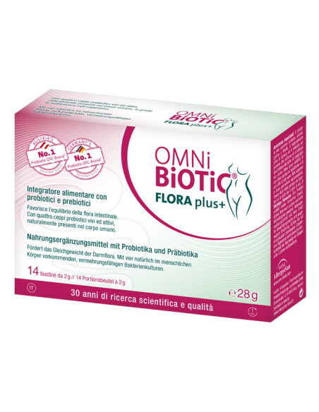 Omni biotic flora plus+ 14 bustine