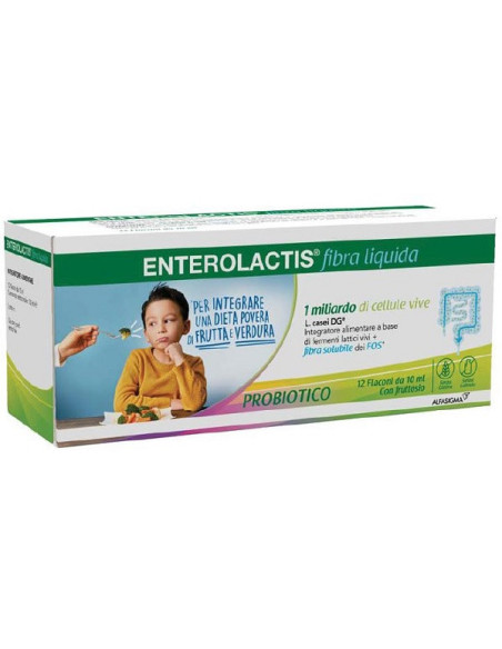 Enterolactis fibra liq 12 flaconcini