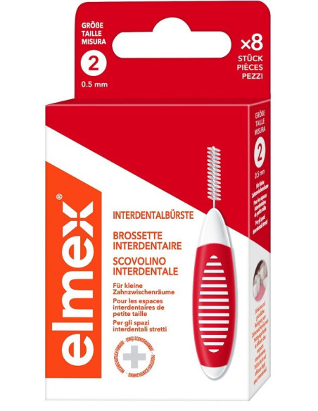 Elmex interdental brush red