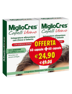 Migliocres uomo 60+60 capsule promo