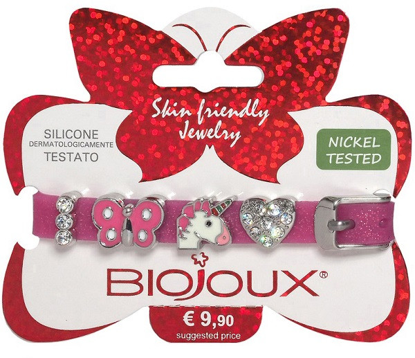 Bjb011 bracciale silic fucs ss