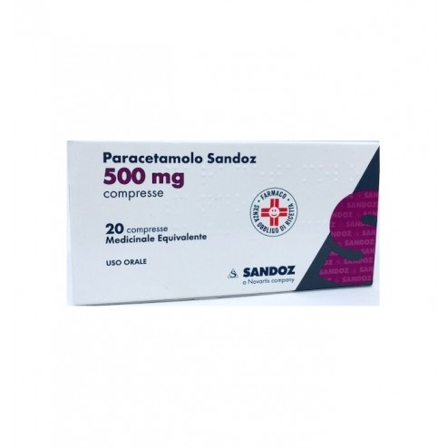 Paracetamolo sand*20cpr 500mg