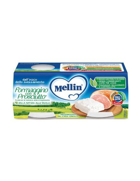 Baby formaggino prosciutt2x80g