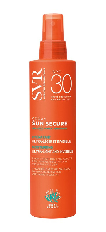 SVR Sun Secure Spray Solare SPF 30 Viso e Corpo 200 ml