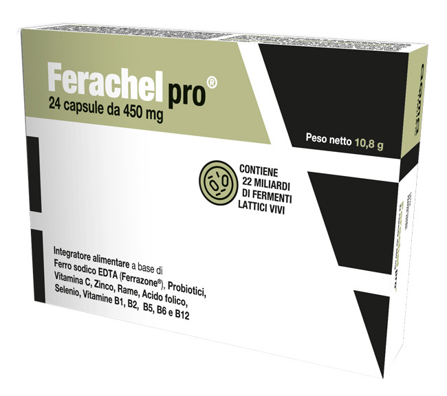 Image of Ferachel pro 24 capsule cod085
