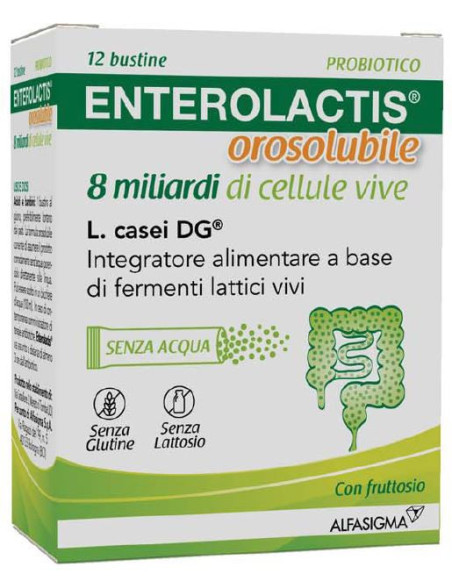 Enterolactis 8mld 12 bustine oros