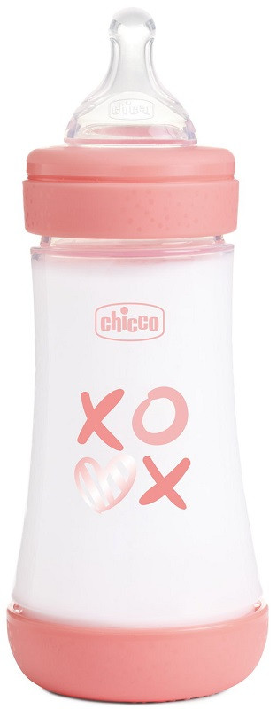 Image of Ch bib p5 240ml med sil girl cod085