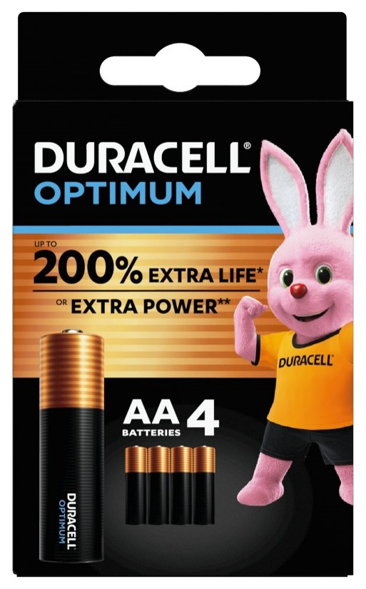 Duracell optimum aa b4 16pz