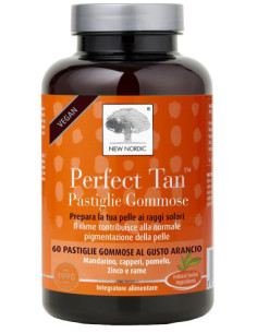 Perfect tan 60 pastiglie gommose - NEW NORDIC | Clubfarma