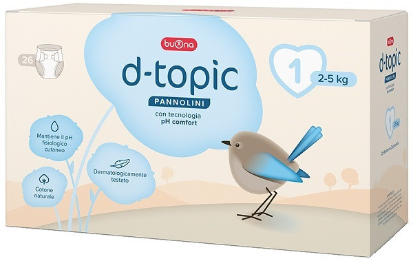 Image of Dtopic pannolini 1 26pz cod085