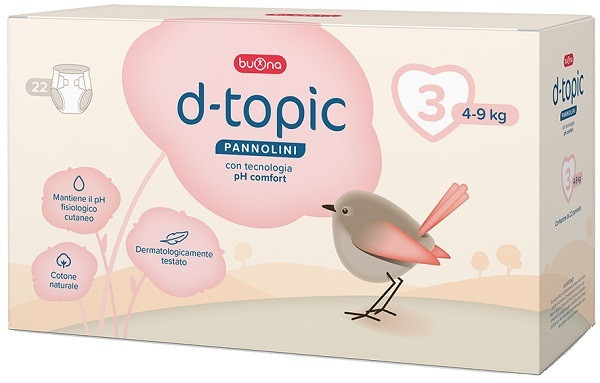 Image of Dtopic pannolini 3 22pz cod085