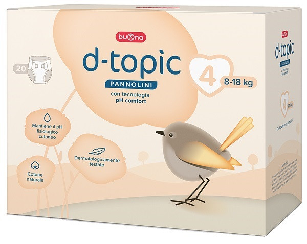 Image of Dtopic pannolini 4 20pz cod085