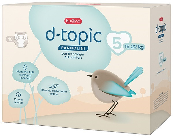 Image of Dtopic pannolini 5 18pz cod085