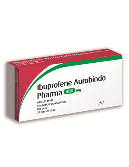 Ibuprofene aur 20 capsule mol 400mg