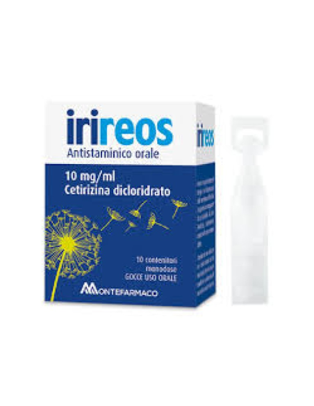 Irireos ant os gocce 10 flaconcini10mg1ml