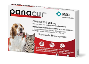 Image of Panacur 10 compresse 250mg cod085