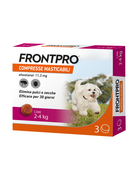 Frontpro 3 compresse 2-4kg 11,3mg